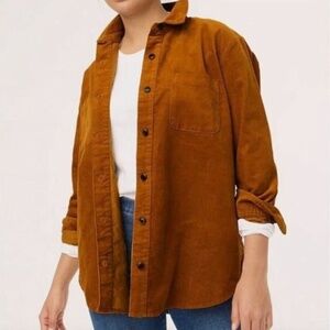 J. Crew Corduroy Shirt Jacket NWOT